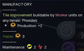 Manufactory description