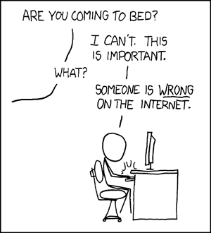 Publicação no XKCD, duty calls