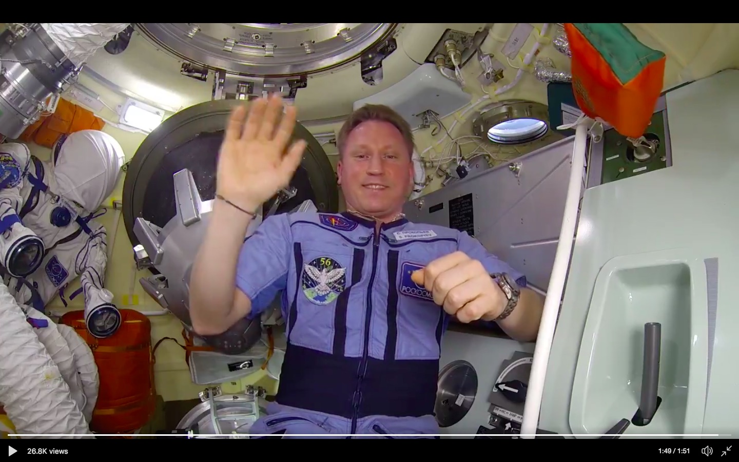 cosmonaut Sergey Prokopyev ISS