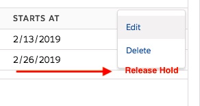 row action addition