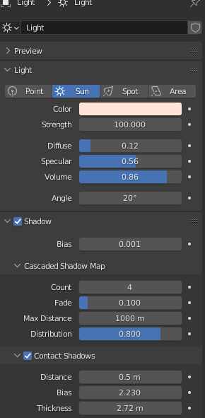 Settings: Maxed Cube and Cascade Size