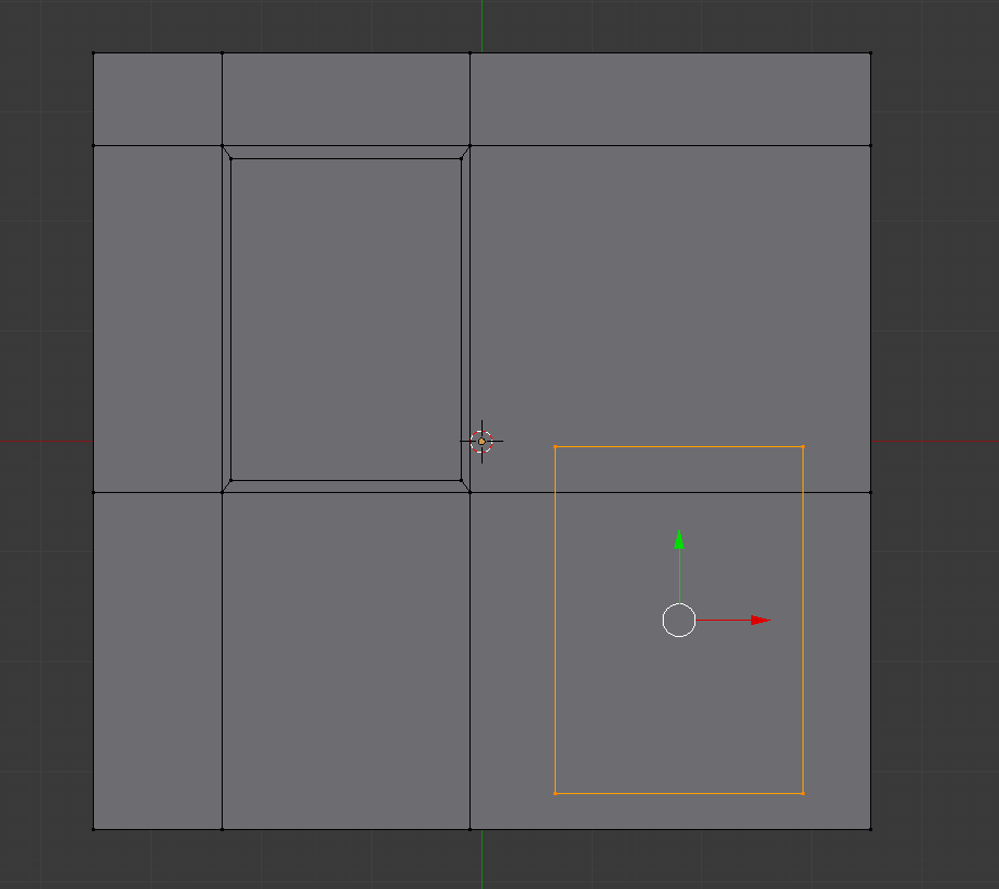 mesh with example edges moved