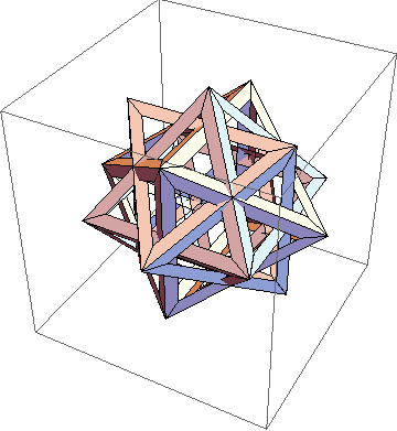 octahedron 3-compound with hollowed-out faces