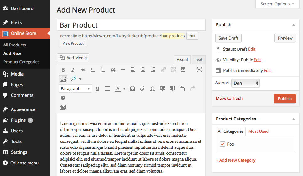 Add product to your custom post type