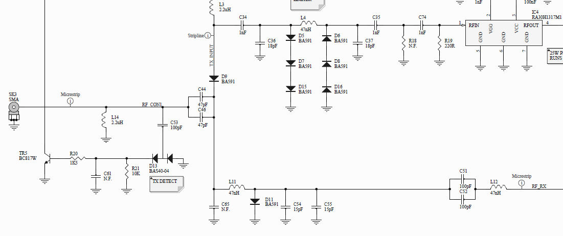 RF PA Input Circuit