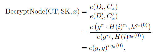 decryptNode for leaf nodes 