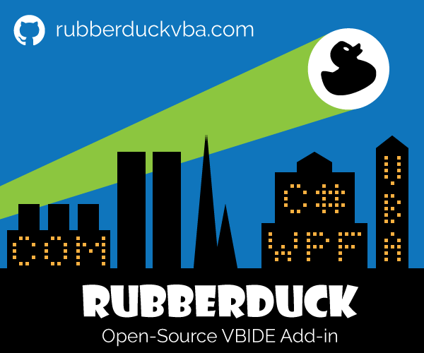 Rubberduck is an OSS VBIDE add-in project aiming to modernize the VBE