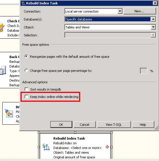 SQL 2005 Online Re-Indexing