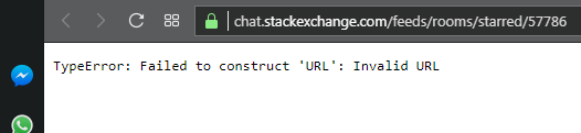 fault in the feed > TypeError: Failed to construct 'URL': Invalid URL