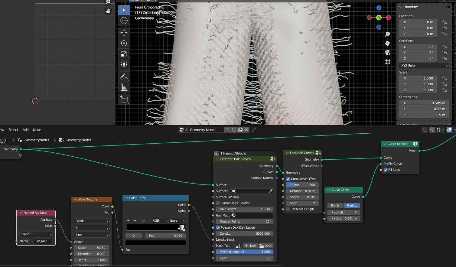 test with curve to mesh node