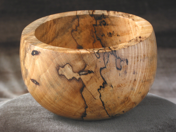 spalted maple bowl