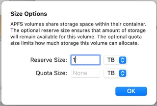 Set Reserve Size