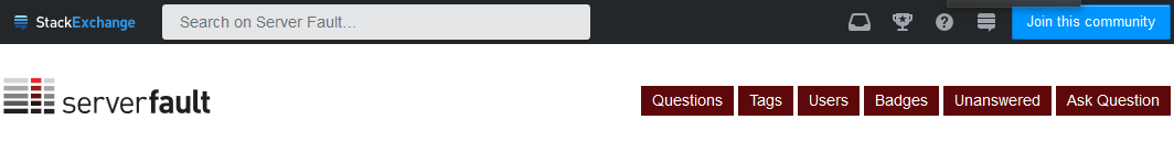 Server Fault screenshot
