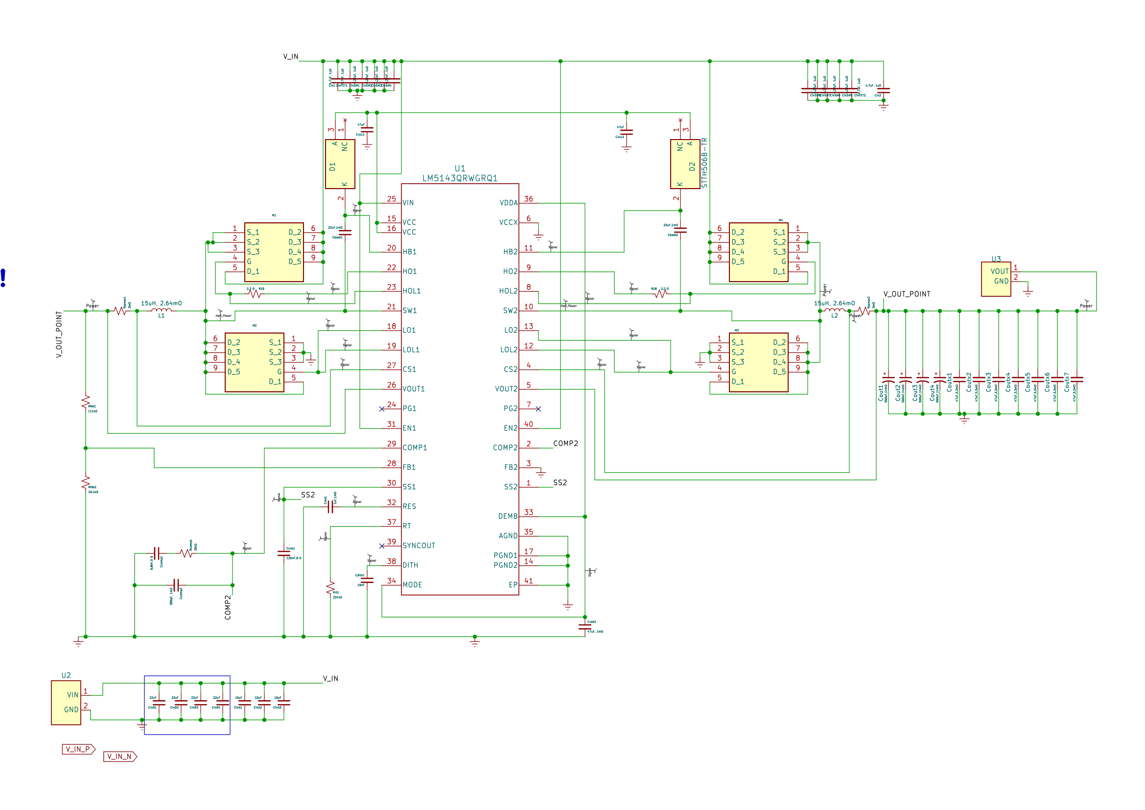 Schematic of buck converter