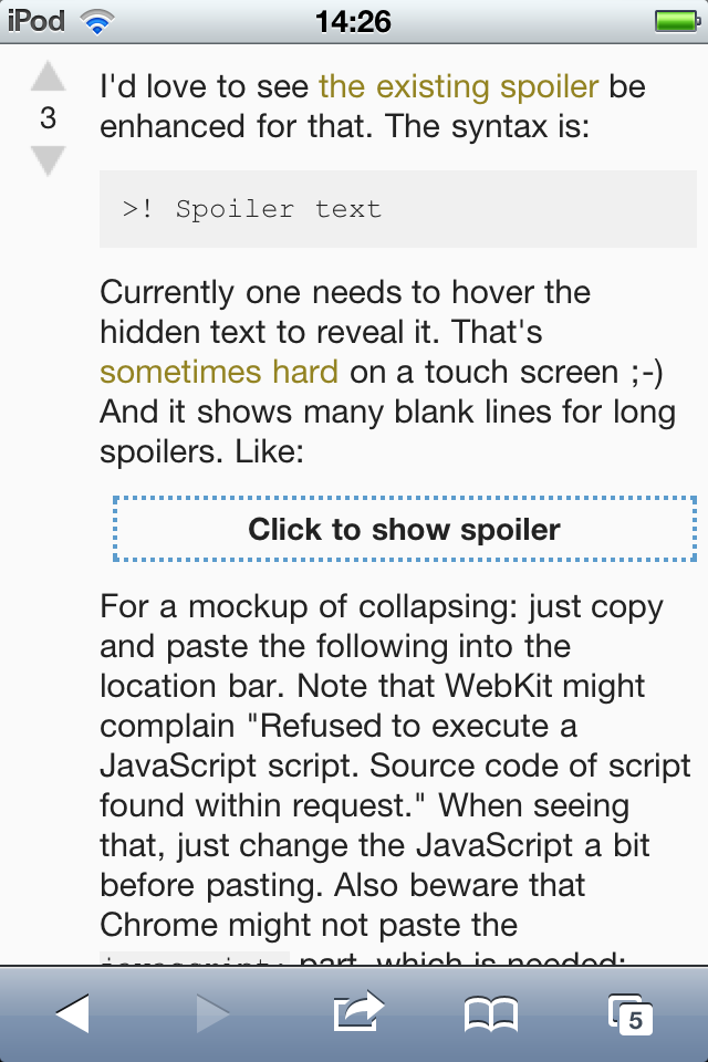 Click to show spoiler on mobile site