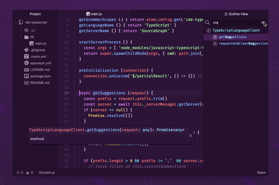 Tema do atom IDE