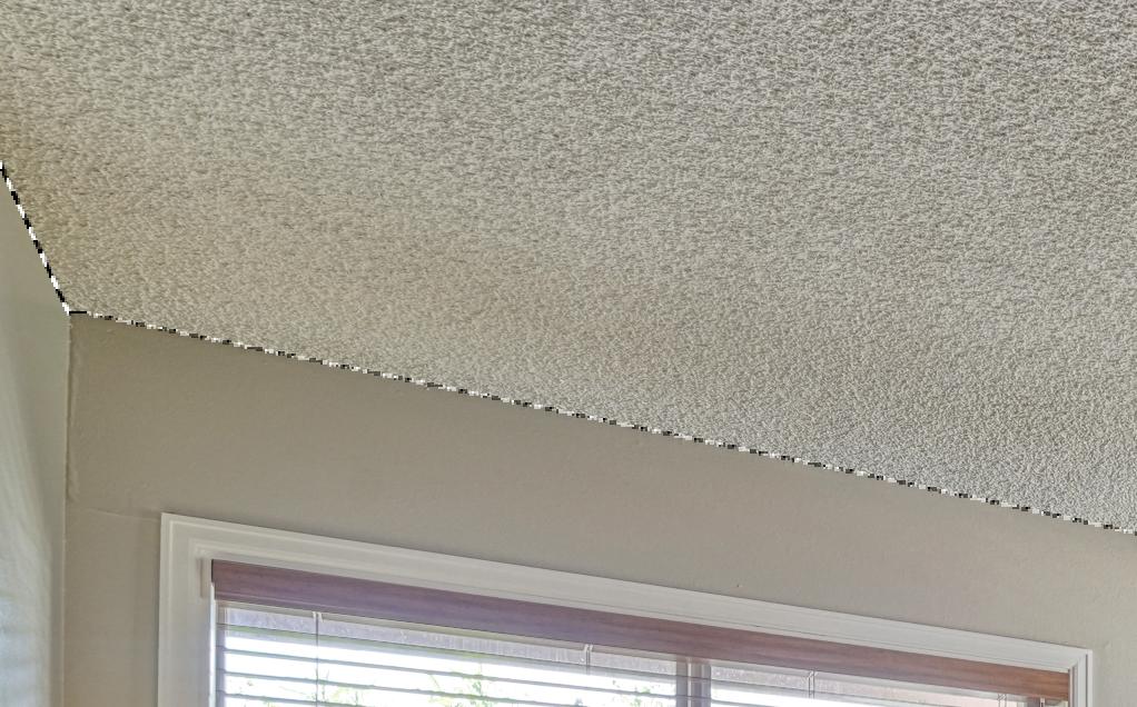 popcorn ceiling