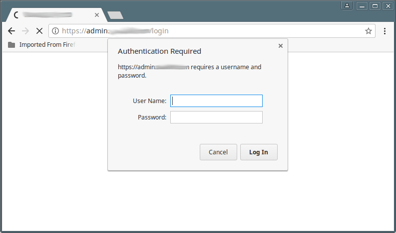 authenication header browser auth