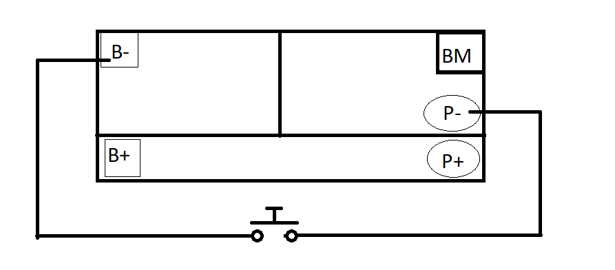 Block schematic for standard 2S BMS