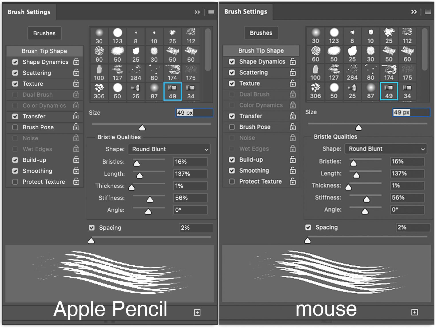 Brush Settings panel