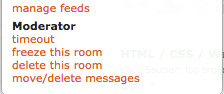 moderator portion of the room actions popup menu showing move/delete messages option