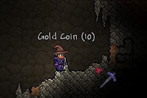 10 gold coins picked up