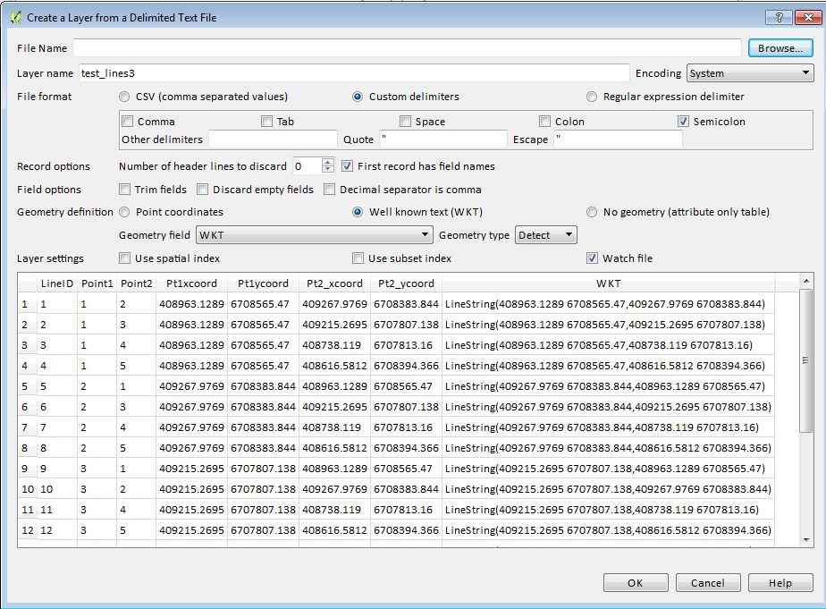 Import CSV