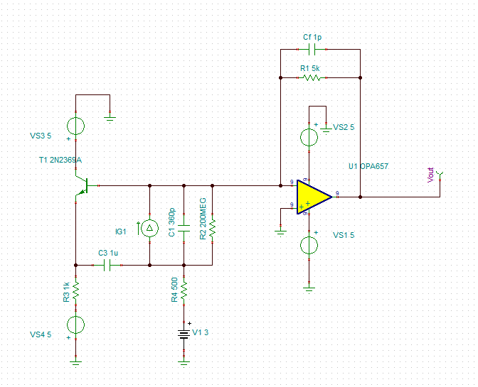 Bootstrapped TIA Circuit Layout