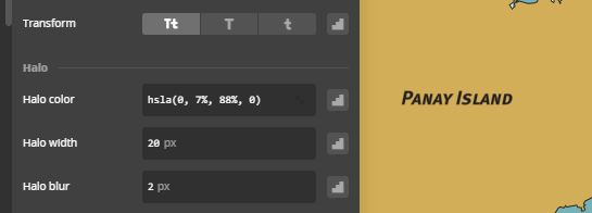 Mapbox Text Halo