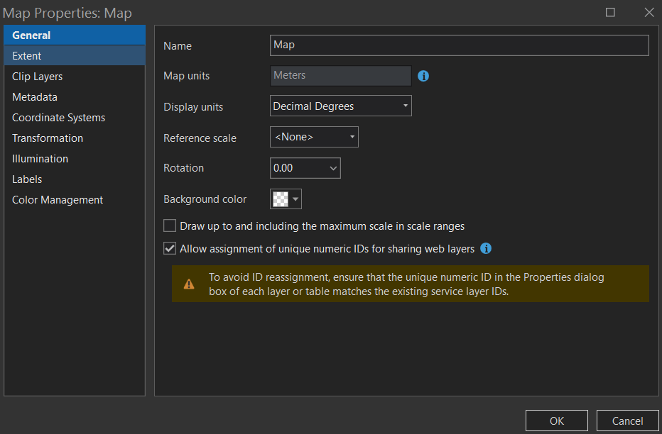 Set unique ids on layers