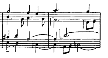 Excerpt from e minor fugue