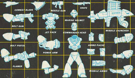 Rogue trader plastic marine sprue legend