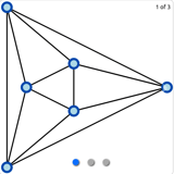 A six-vertex planar 4-connected graph