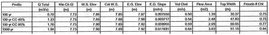 My HEC-RAS data