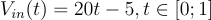 Input voltage equation