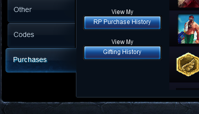 A picture of the gifting button