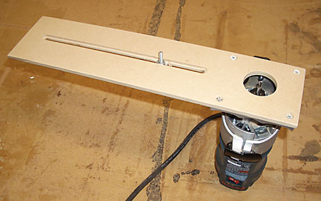 Router circle jig