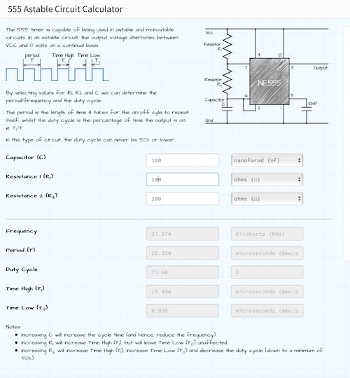 38Khz Timer Calculator