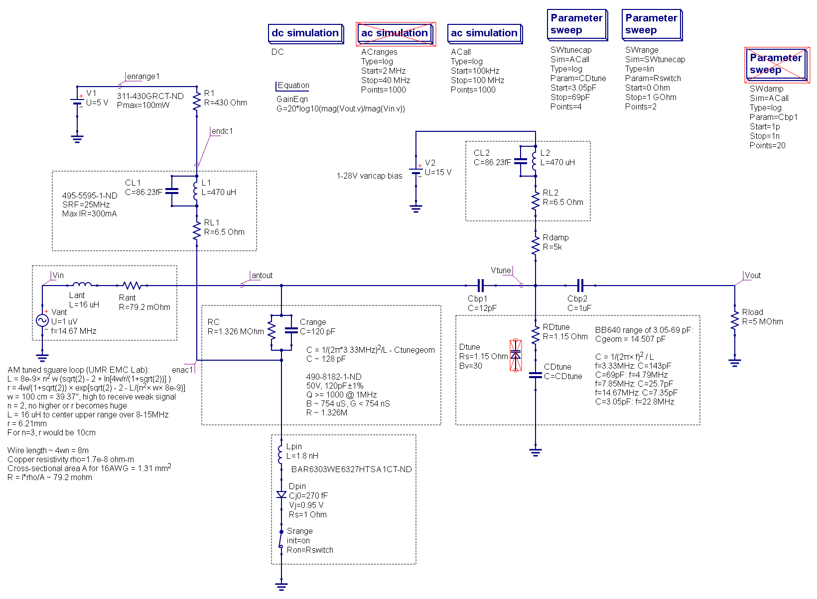 circuit diagram simulated