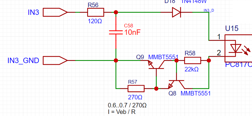 optocoupler input