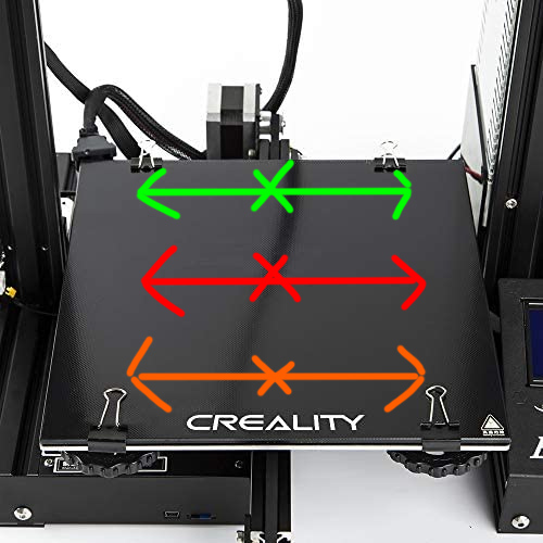 Photo of the build plate for an Ender printer