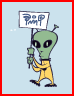 alien placard