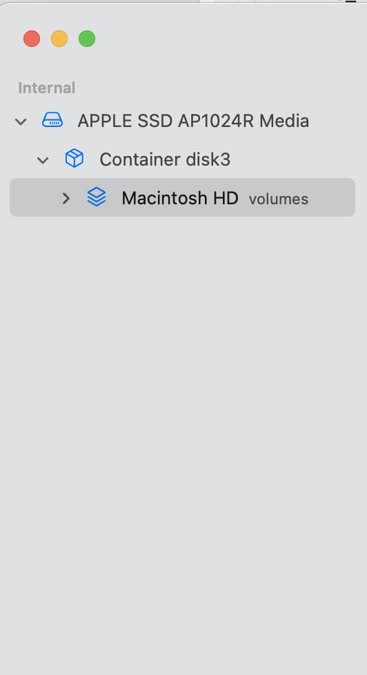 Disk Utility with Show All Device