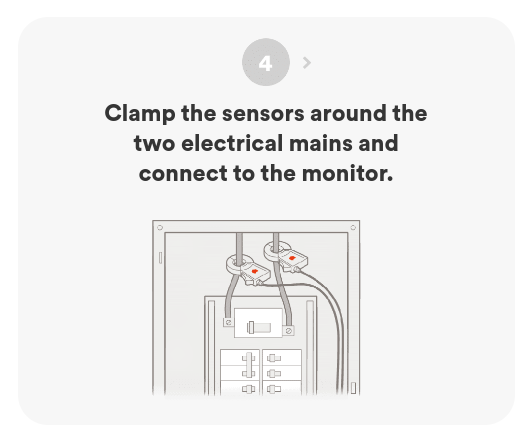 Installation instruction with two easily accessible service mains