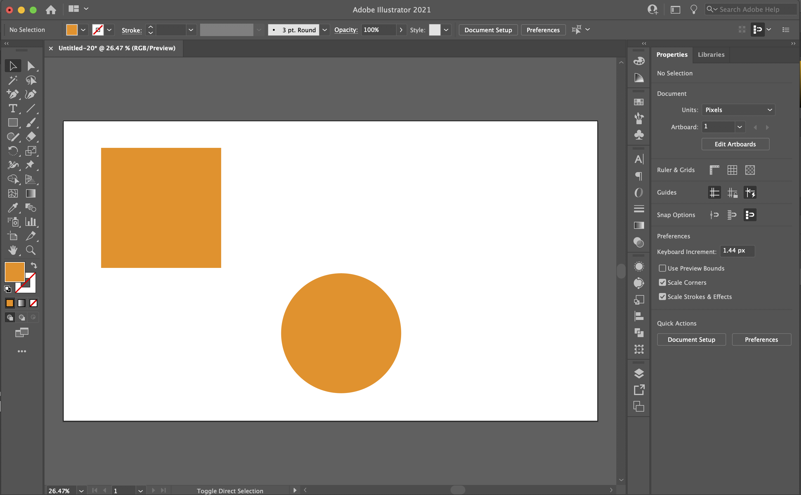 Copying objects in illustrator