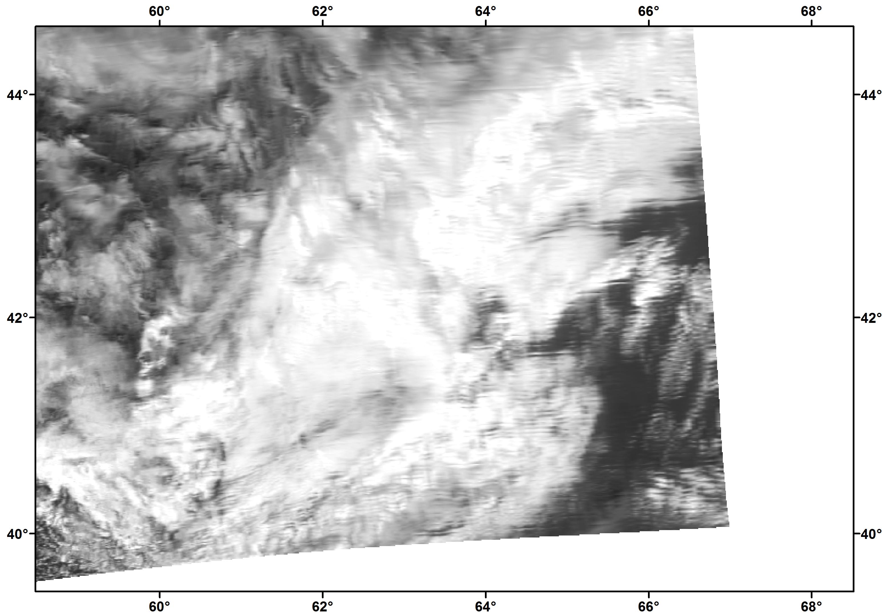 MODIS Reflectance at band 3, gdal