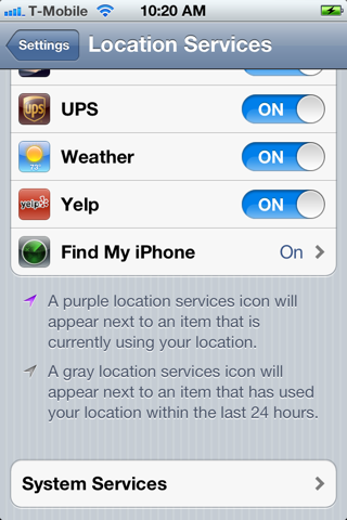 Location Services