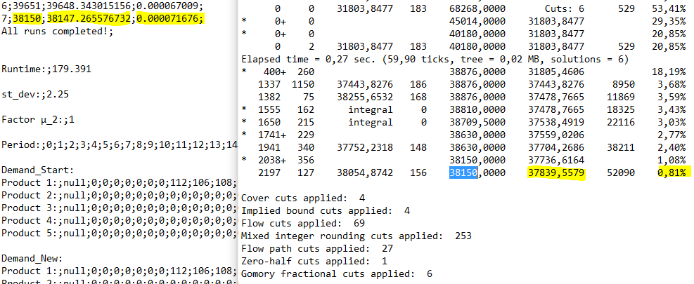 Scripting Log (left) and Engine Log (right)