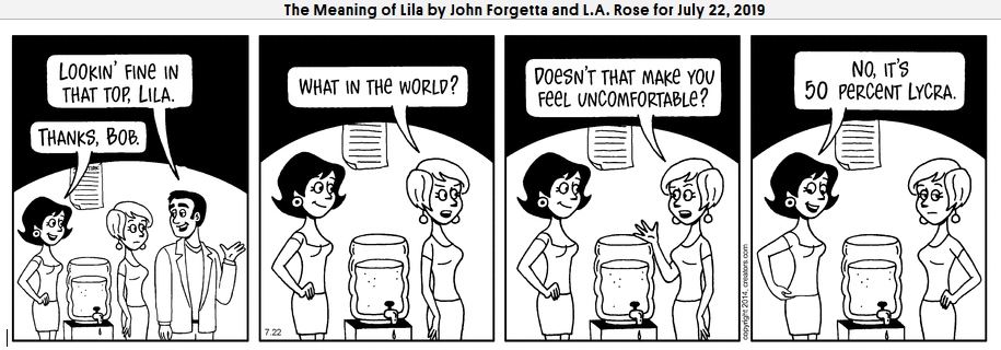 Meaning of Lila comic strip