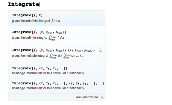 Build-int template for Integrate